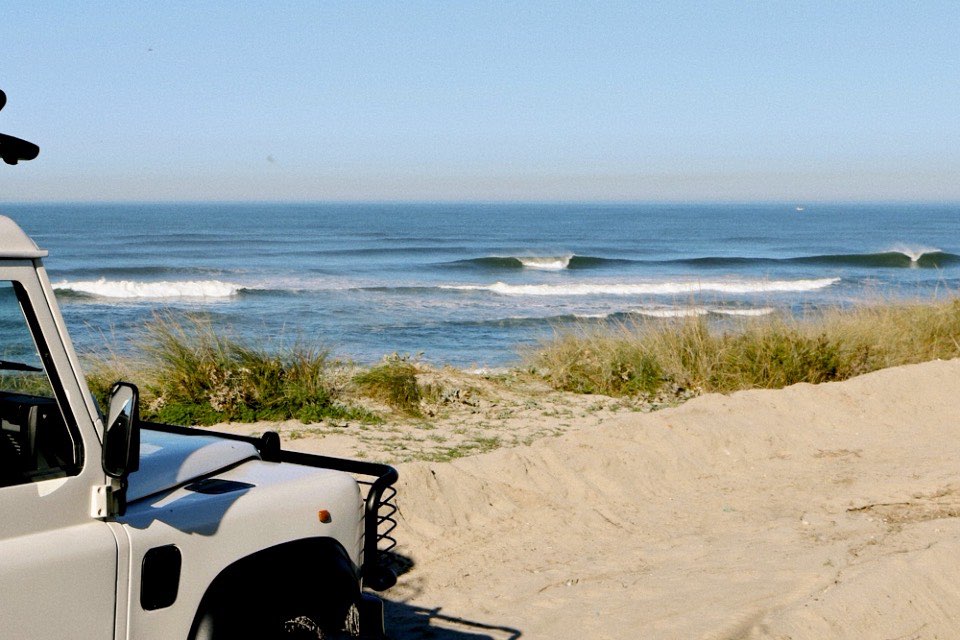 Praia da Estela, surf spot in the north of Portugal.