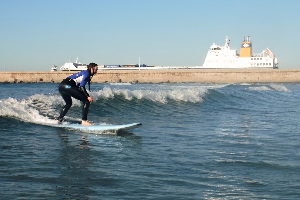 Matosinhos, surf spot in the north of Portugal.