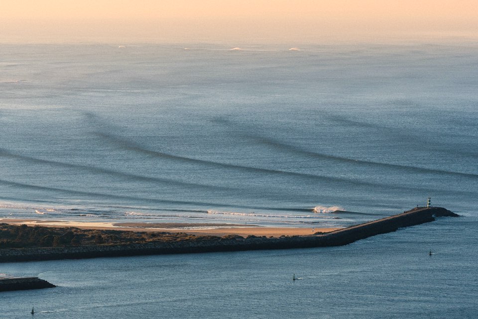 Viana do Castelo, surf spot in the north of Portugal.