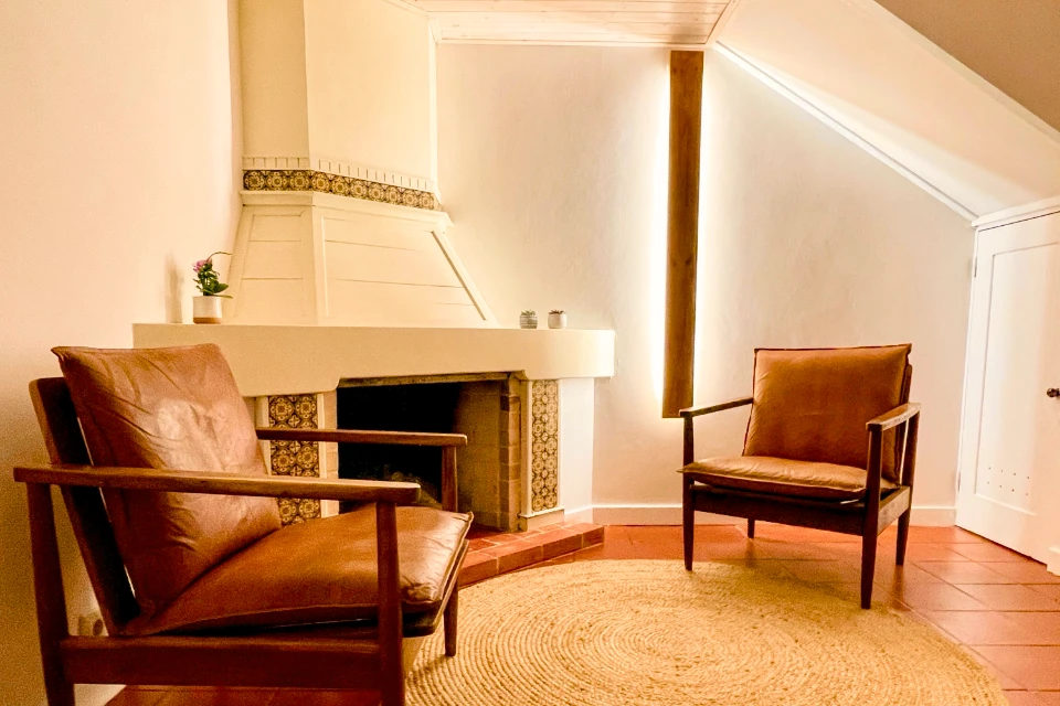 Sitting area in the dorm