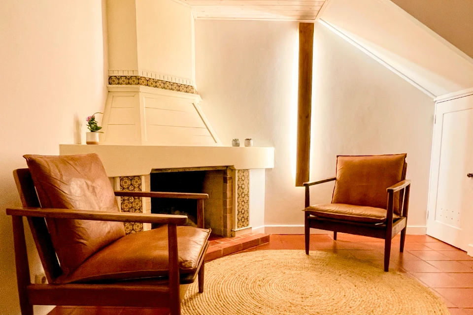 Sitting area in the dorm