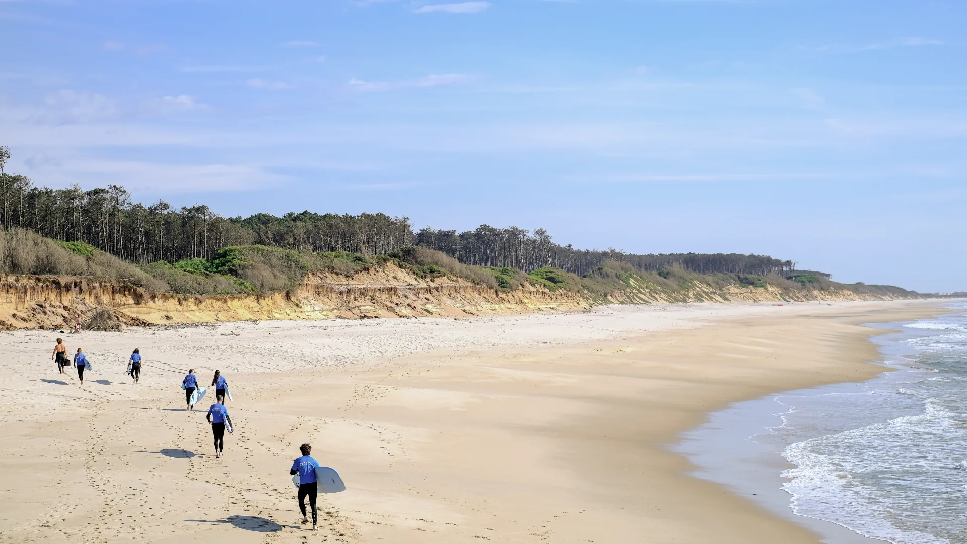 Uncrowded beaches and great waves south of Porto.